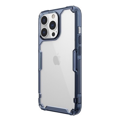 Силиконовый чехол Nillkin Nature TPU Pro Case Синий для Apple iPhone 13 Pro(3)