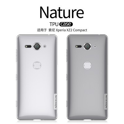 Силиконовый чехол Nillkin Nature TPU Case Серый для Sony Xperia XZ2 Compact(4)