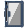 Защитный чехол Nillkin Bumper Leather Case Pro Синий для Samsung Galaxy Tab S7 FE(#2)