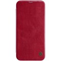 Кожаный чехол Nillkin Qin Leather Case Красный для Samsung J4 Plus (2018)(#1)