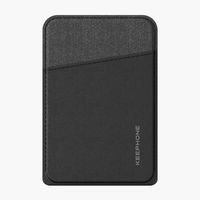 Картхолдер MagSafe 3 в 1 Keephone Snappi Magnetic Card Wallet черный