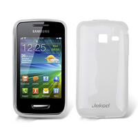 Силиконовый чехол Jekod White для Samsung S5380 Wave Y