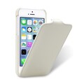 Кожаный чехол-книга Melkco Leather Case White LC для Apple iPhone 5c(#1)