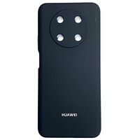 Силиконовый чехол Silicone Case черный для Huawei Nova Y90
