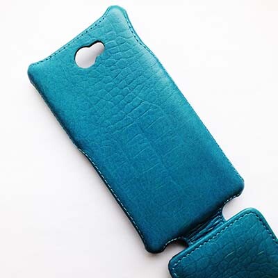 Кожаный чехол Abilita Leather Case Light Blue для Sony Xperia M2 Dual S50h(4)