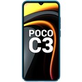 Пластиковый чехол с подставкой Nillkin Super Frosted Shield Синий для Xiaomi Poco C3(#2)