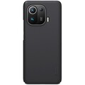 Пластиковый чехол с подставкой Nillkin Super Frosted Shield Черный для Xiaomi 11 Pro(#1)
