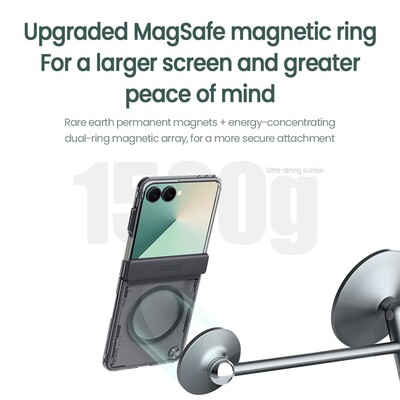 Магнитная накладка Nillkin Iceblade Magnetic Case зеленый для Samsung Galaxy Z Flip 7(8)