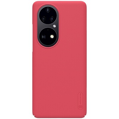 Пластиковый чехол с подставкой Nillkin Super Frosted Shield Красный для Huawei P50 Pro(1)