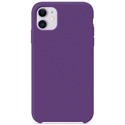 Силиконовый чехол фиолетовый для Apple iPhone 11(4)