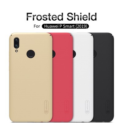 Пластиковый чехол с подставкой Nillkin Super Frosted Shield Черный для Huawei P Smart 2019\ Honor 10 Lite(4)