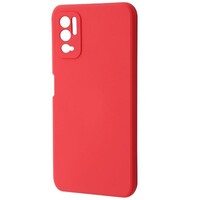 Силиконовый чехол Silicone Case ярко-розовый для Xiaomi Poco M3 Pro