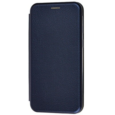 Чехол-книга на основе из силикона Book Case New 3D темно-синий для Huawei P20 Lite(1)