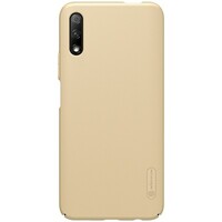 Пластиковый чехол с подставкой Nillkin Super Frosted Shield Золотой для Huawei Honor 9X