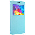 Полиуретановый чехол Nillkin Sparkle Leather Case Blue  для Samsung G750F Galaxy Mega 2(#3)