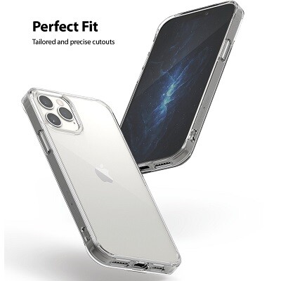 Чехол бампер Ringke Fusion Series прозрачный для Apple iPhone 12 Pro(7)