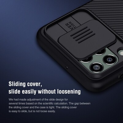 Чехол-накладка Nillkin CamShield Синяя для Samsung Galaxy M33(5)