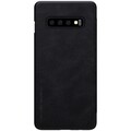 Кожаный чехол Nillkin Qin Leather Case Черный для Samsung Galaxy S10(#2)