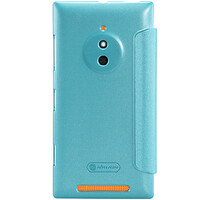 Полиуретановый чехол Nillkin Sparkle Leather Case Blue  для Nokia Lumia 830