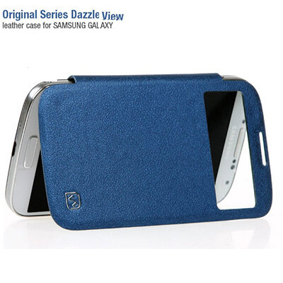 Крышка-книжка HOCO Original Series Duzzle View Blue для Samsung i9500 Galaxy S4(2)