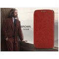 Кожаный чехол KLD Leather Case Brown для Samsung i9500 Galaxy S4(#1)