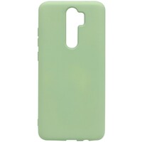 Силиконовый чехол Silicone Case салатовый для Xiaomi Redmi Note 8 Pro