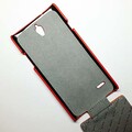 Кожаный чехол Armor Case Red для Huawei Ascend G700(#4)