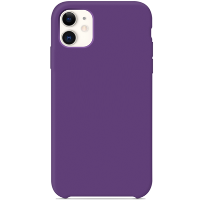 Силиконовый чехол фиолетовый для Apple iPhone 11(1)