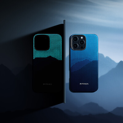 Чехол-накладка Pitaka Tactile Woven Case StarPeak (KI1602POTH) Over The Horizon для Apple iPhone 16 Pro Max(5)