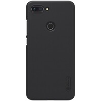 Пластиковый чехол с подставкой Nillkin Super Frosted Shield Черный для Xiaomi Mi8 Lite