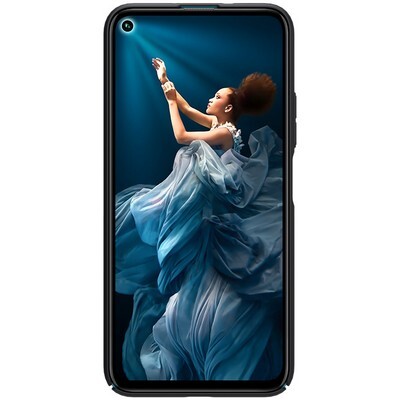 Пластиковый чехол с подставкой Nillkin Super Frosted Shield Черный для Huawei Honor 20 Pro(2)