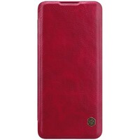Кожаный чехол Nillkin Qin Leather Case Красный для Huawei P40 Pro Plus