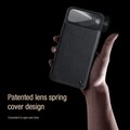 Силиконовая накладка c пластиной MagSafe Nillkin CamShield Leather Case S Синяя для Apple iPhone 14 Plus(#4)
