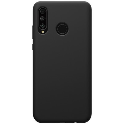 Силиконовый чехол-накладка Nillkin Flex Pure Case Черный для Huawei P30 Lite(1)