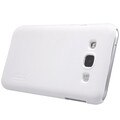 Пластиковый чехол с пленкой Nillkin Super Frosted Shield White для Samsung Galaxy E5(#3)