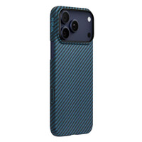 Кевларовый чехол с Magsafe Pitaka Ultra-Slim Case (KL1706BP) синий для Apple iPhone 17 Pro Max