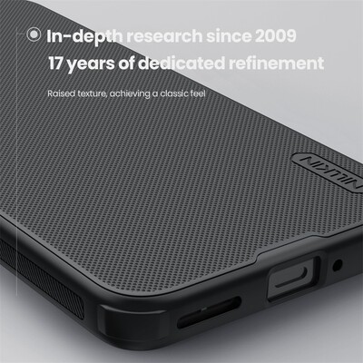 Пластиковый чехол с пластиной Magsafe Nillkin Super Frosted Shield Pro Magnetic Case черный для OnePlus Ace 6/ Ace 6T(5)
