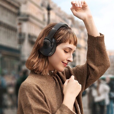 Беспроводные накладные наушники с активным шумоподавлением ACEFAST H4 ANC wireless headset(2)