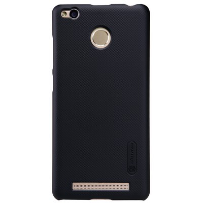 Пластиковый чехол с пленкой Nillkin Super Frosted Shield Black для Xiaomi RedMi 3 Pro/RedMi 3S(1)