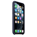 Силиконовый чехол темно-синий для Apple iPhone 11 Pro(#2)