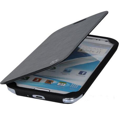 Кожаный чехол книга HOCO Crystal Black для Samsung N7100 Galaxy Note 2(1)