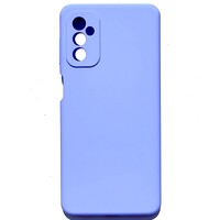 Силиконовый чехол Silicone Case с логотипом лавандовый для Samsung Galaxy M52