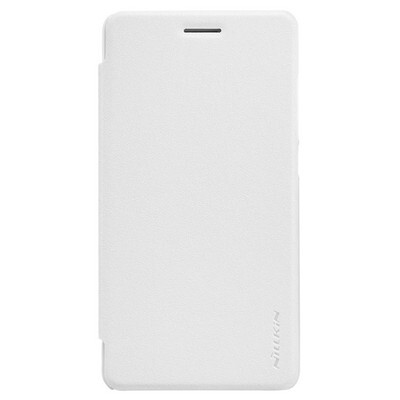 Полиуретановый чехол Nillkin Sparkle Leather Case White для Huawei G Play Mini(1)
