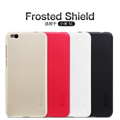 Пластиковый чехол с пленкой Nillkin Super Frosted Shield Red для Xiaomi Mi5C(4)