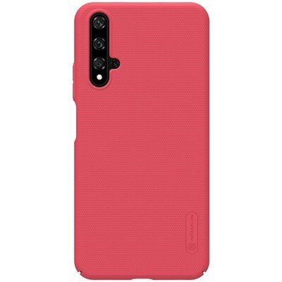 Пластиковый чехол с подставкой Nillkin Super Frosted Shield Красный для Huawei Honor 20 /Nova 5T(1)