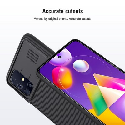 Чехол-накладка Nillkin CamShield черная для Samsung Galaxy M31s(4)
