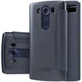 Полиуретановый чехол Nillkin Sparkle Leather Case Black для LG V10(#3)