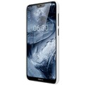 Пластиковый чехол с пленкой Nillkin Super Frosted Shield Белый для Nokia 6.1 Plus\ X6(#2)