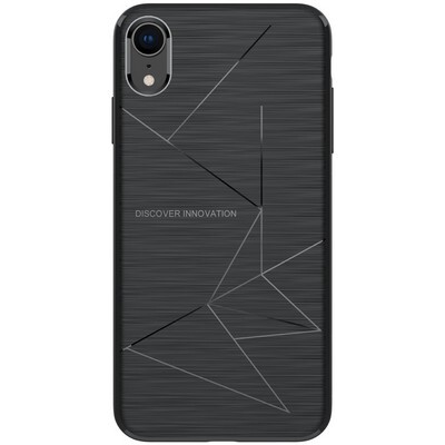 Силиконовая наладка Nillkin Magic Case Black с пластинами для автодержателя для Apple iPhone XR(1)