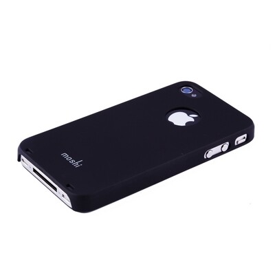 Пластиковый чехол накладка Moshi Black для Apple iPhone 4/4S(1)
